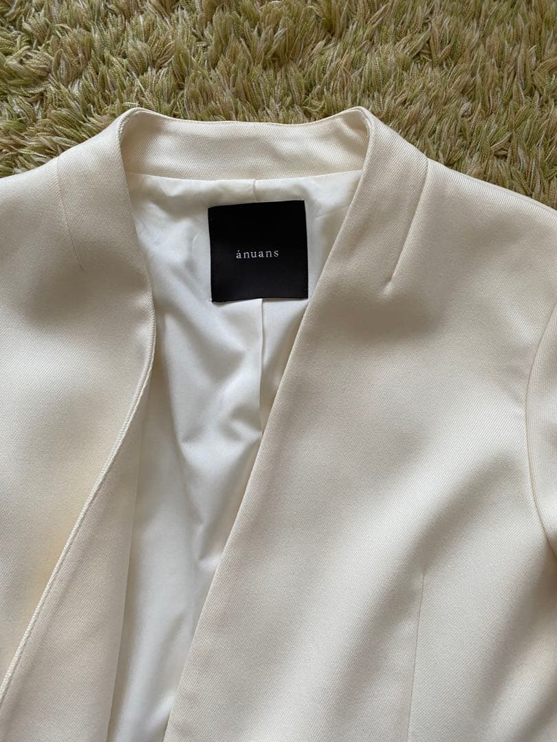 【mepo】【美品】アニュアンス ミドルレングススリットスリーブジャケット