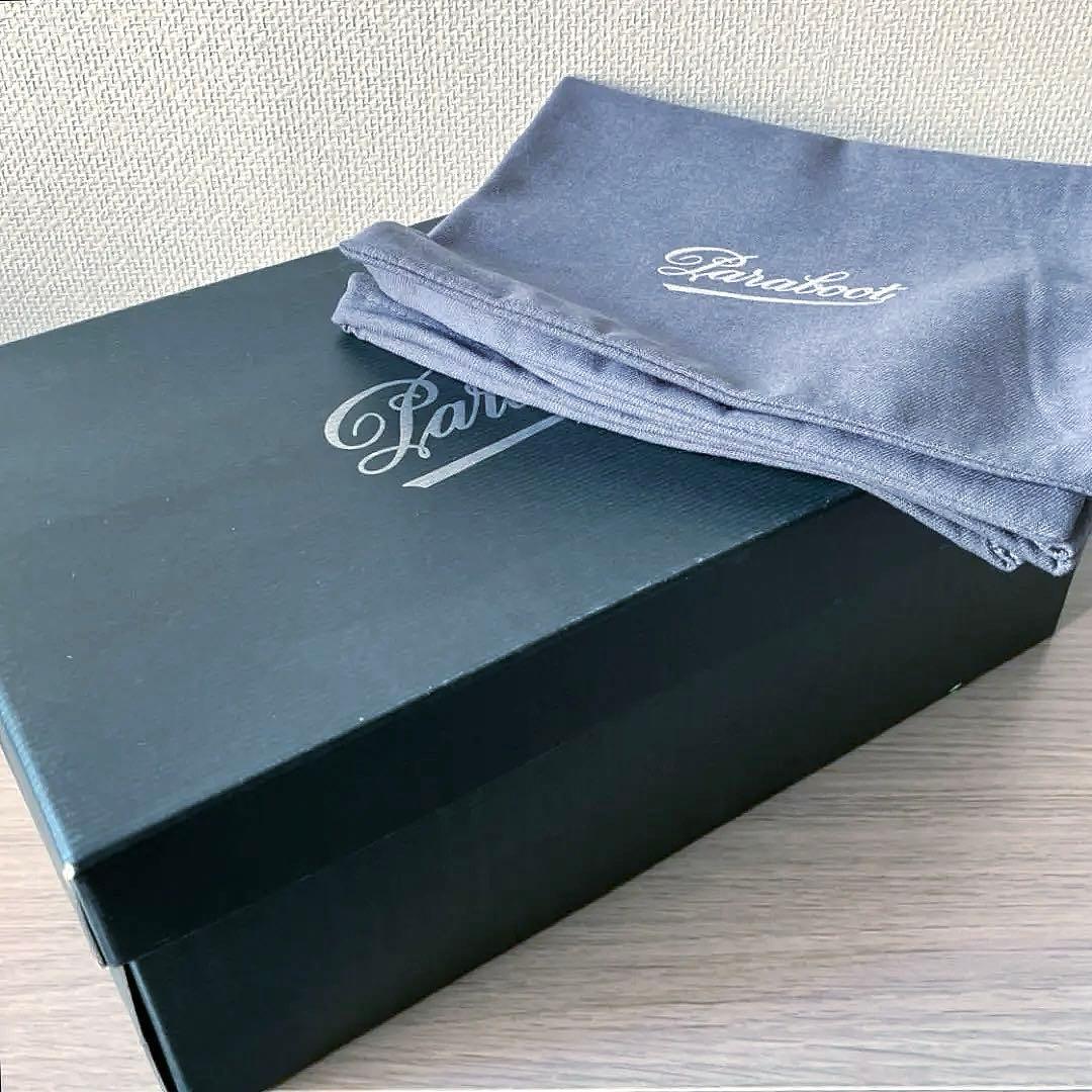 【未使用】パラブーツ シャンボード ネイビー グレインカーフ 7.5（26cm）