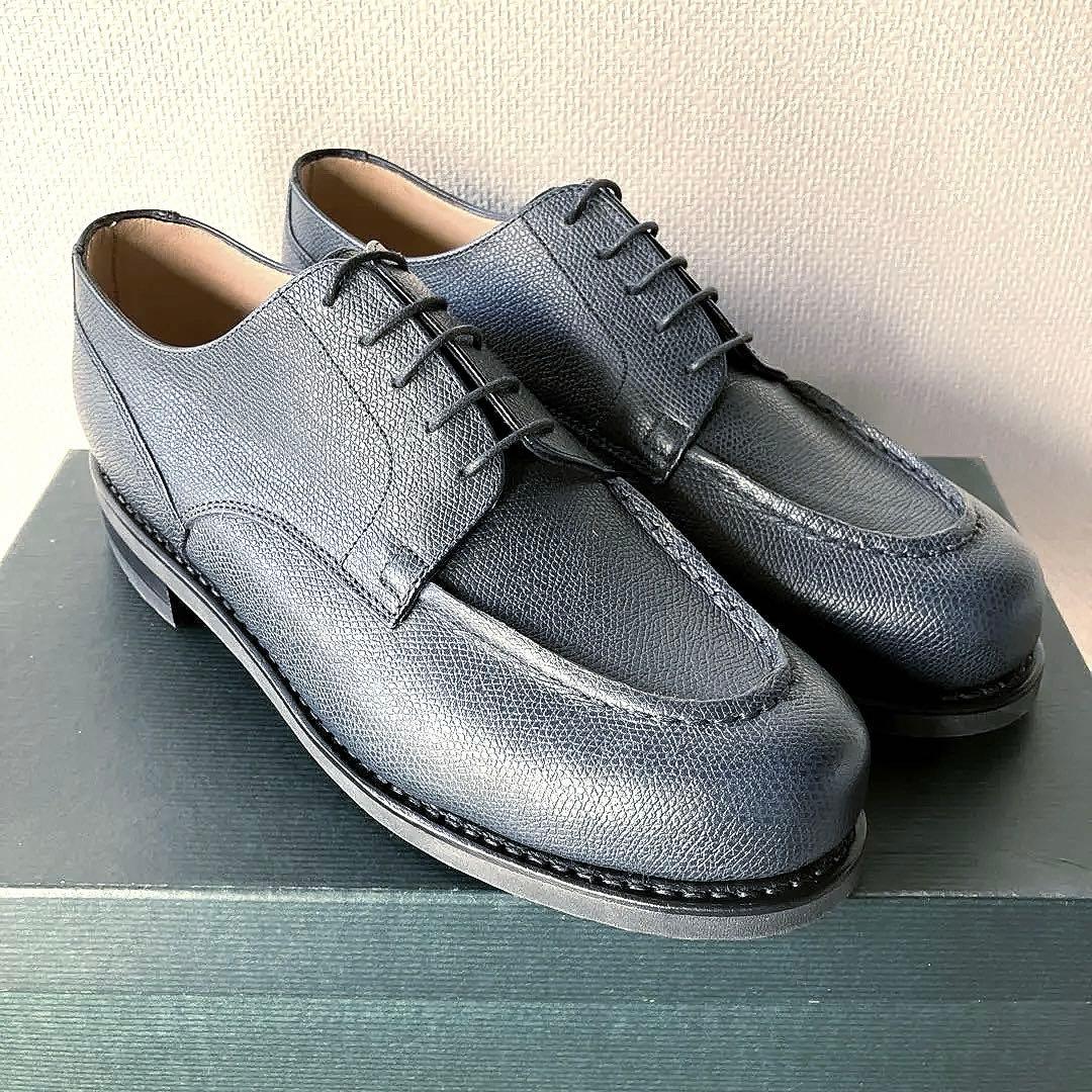 【未使用】パラブーツ シャンボード ネイビー グレインカーフ 7.5（26cm）