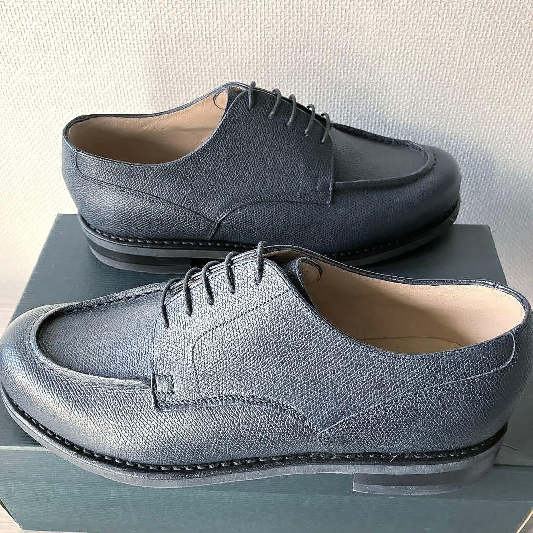 【未使用】パラブーツ シャンボード ネイビー グレインカーフ 7.5（26cm）