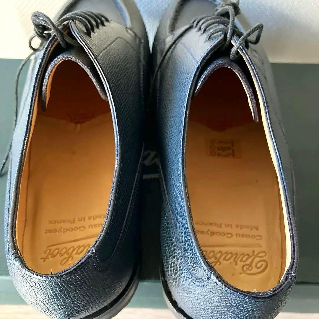 【未使用】パラブーツ シャンボード ネイビー グレインカーフ 7.5（26cm）