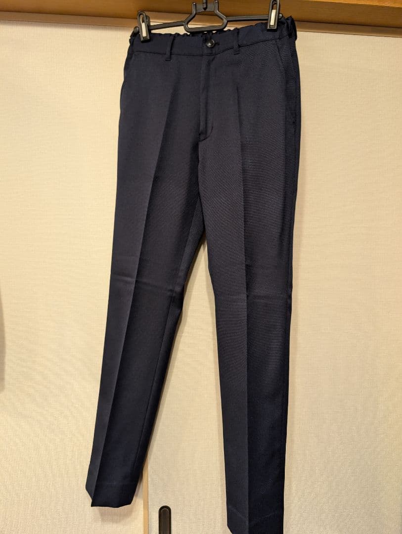 【美品】BEAMS DESIGH ネイビー ブレザー スーツ ネクタイ付