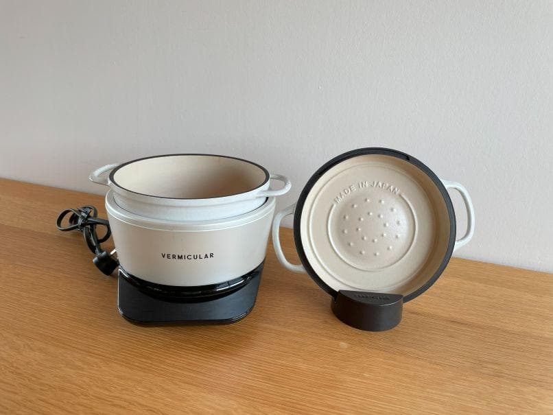 バーミキュラ　ライスポット　ミニ　3合炊き　(ホワイト)