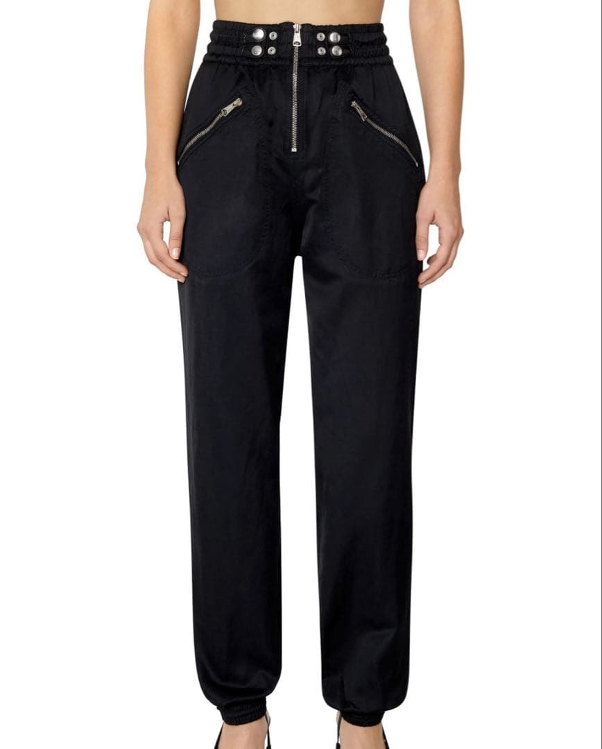 DIESEL ディーゼル ナイロン ジップアップ ハイウエスト カーゴパンツ