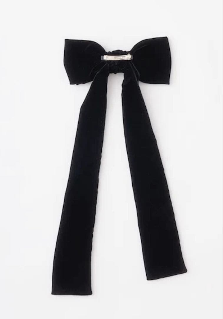 FETICO VELVET LONG BOW HAIR CLIP リボンバレッタ