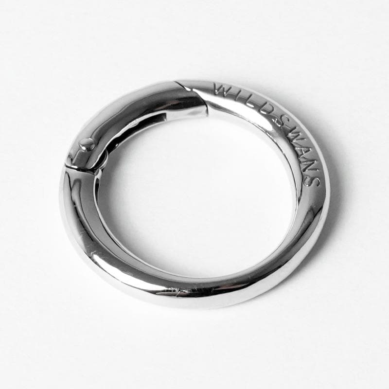 WILDSWANS ROUND CARABINER KEY RING ラウンド