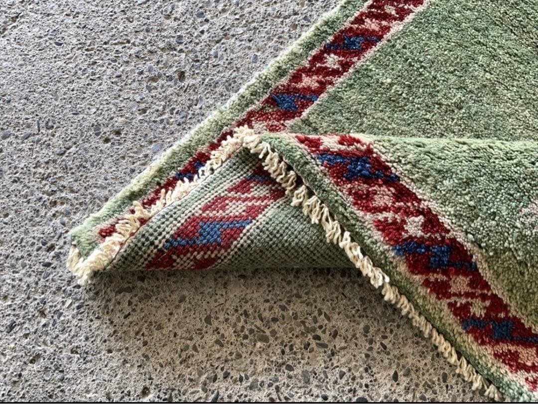 ギャッベ◾️140×80cm◾️絨毯 ラグ ヴィンテージ