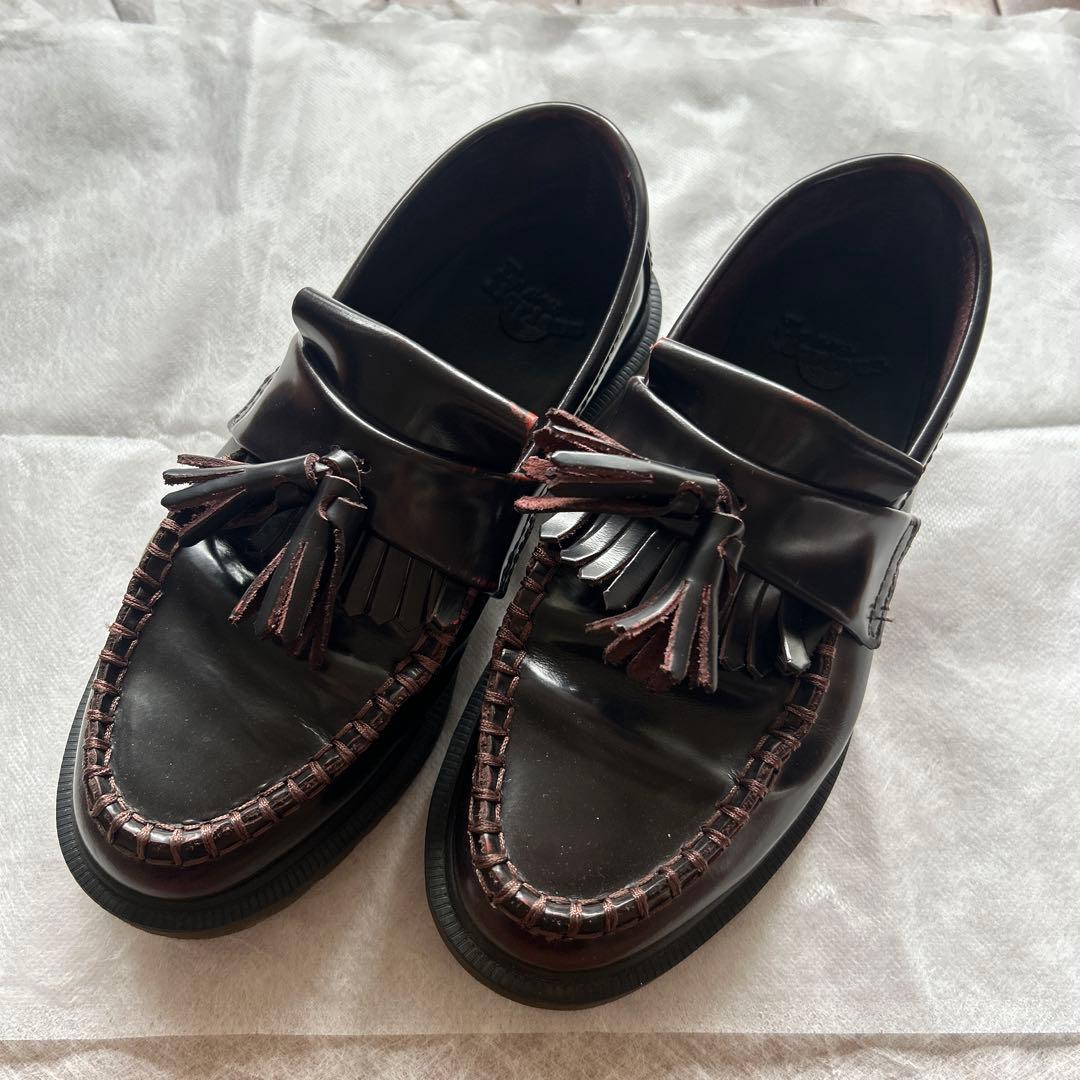 千*ン様 Dr Martens こげ茶色　タッセル付きローファー