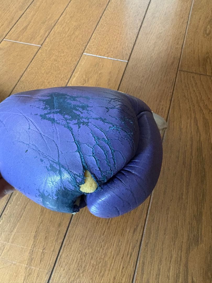 Winning ボクシンググローブ 8oz カラーオーダー 紫 銀