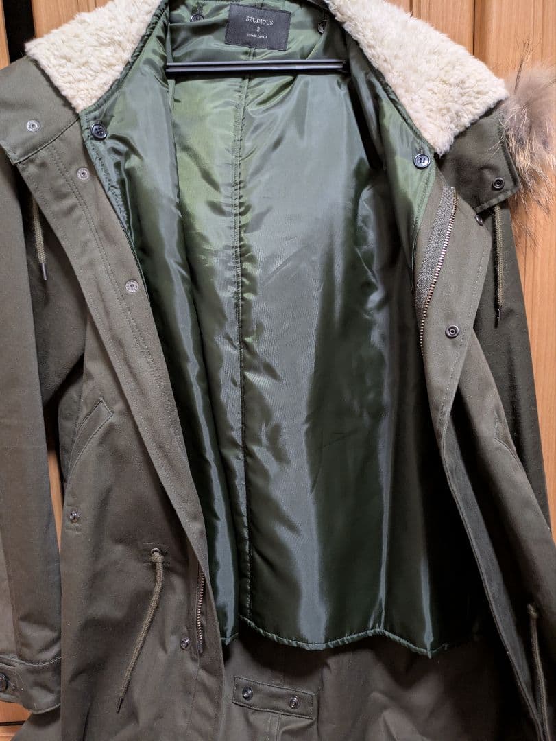 STUDIOUS ミリタリースタイル モッズコート