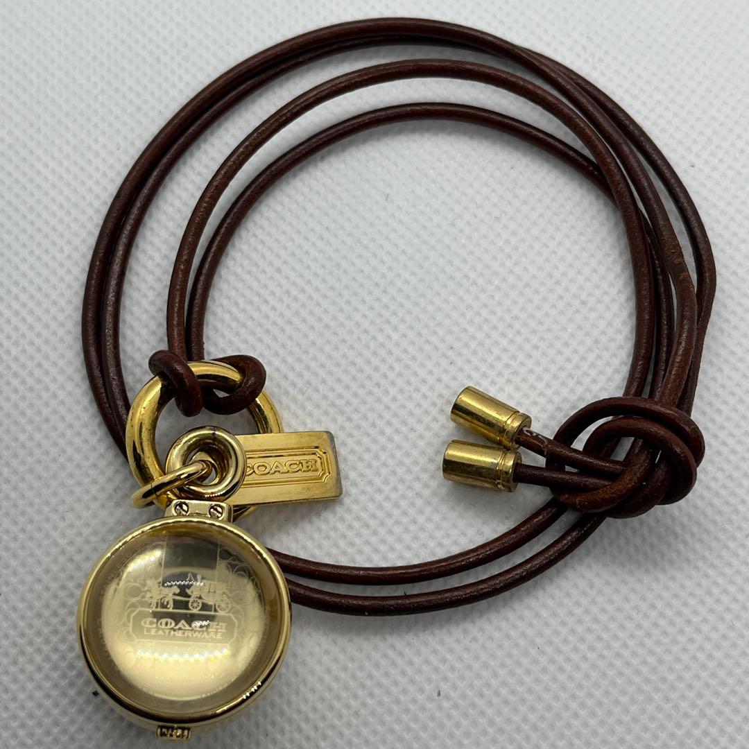 【新品電池/稼働】COACH レディース ペンダント 時計