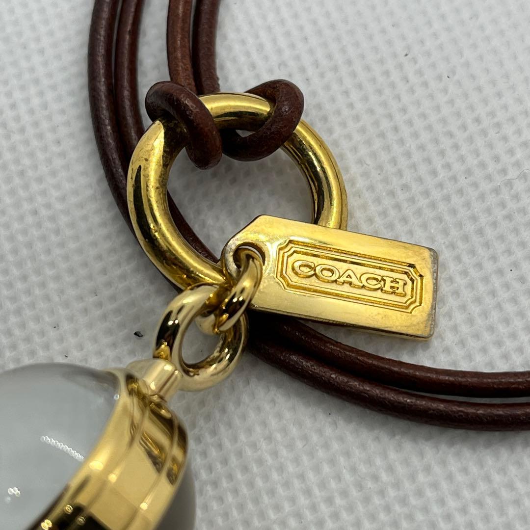 【新品電池/稼働】COACH レディース ペンダント 時計