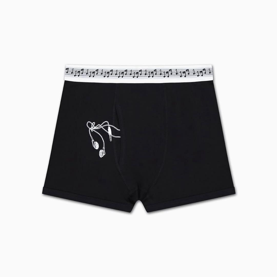 bazo 1199 EarBoxers ボクサーパンツ Mサイズ ブラック 一枚