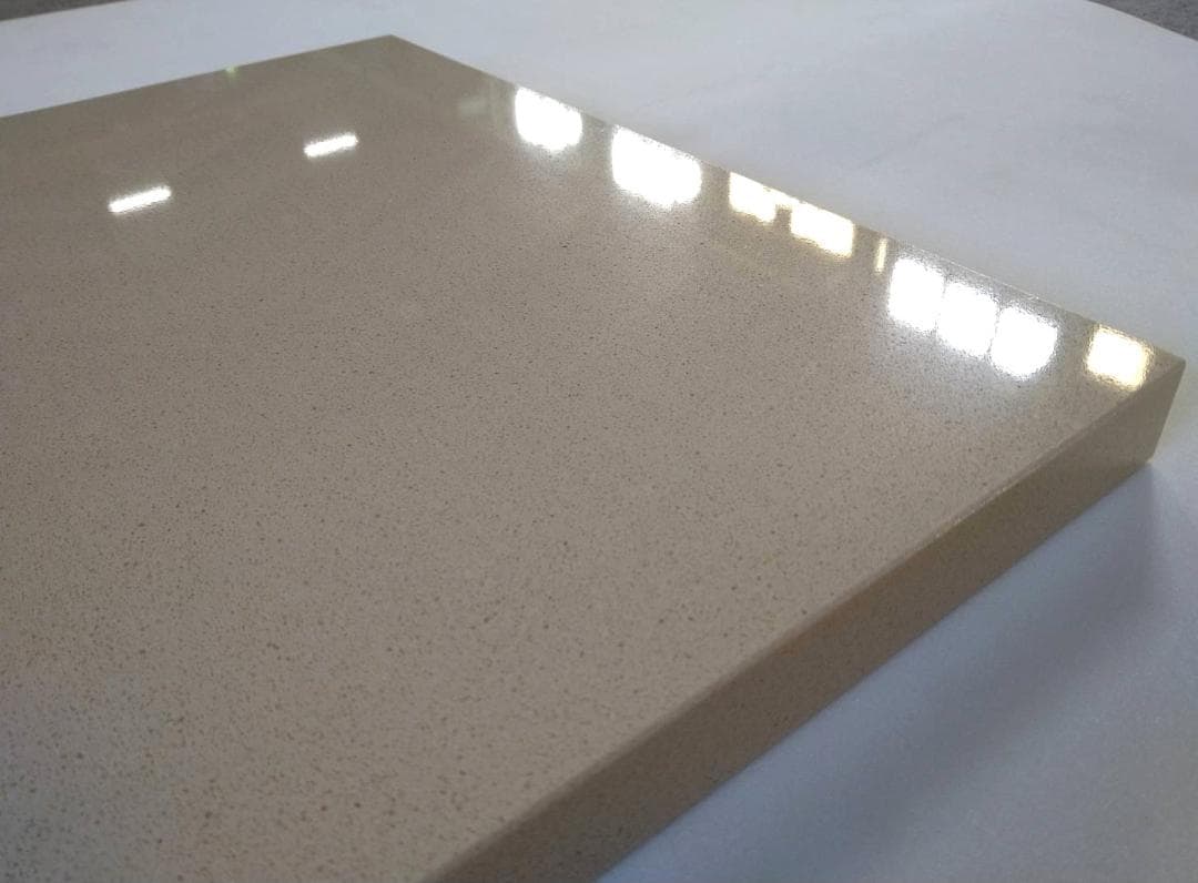 イタリア製大理石 『モカ』 オーディオボード●400×400×30●5面磨 2枚