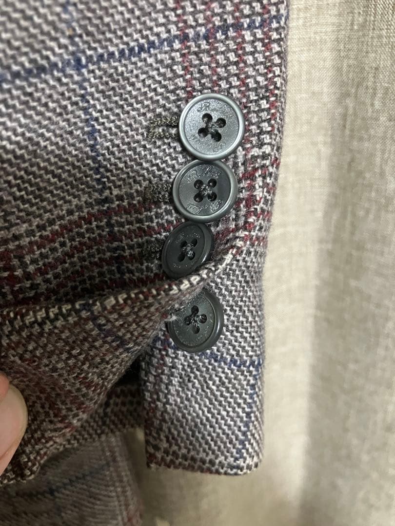 ベルベスト/Belvest ジャケット　46 グレーブラウン　カシミア混