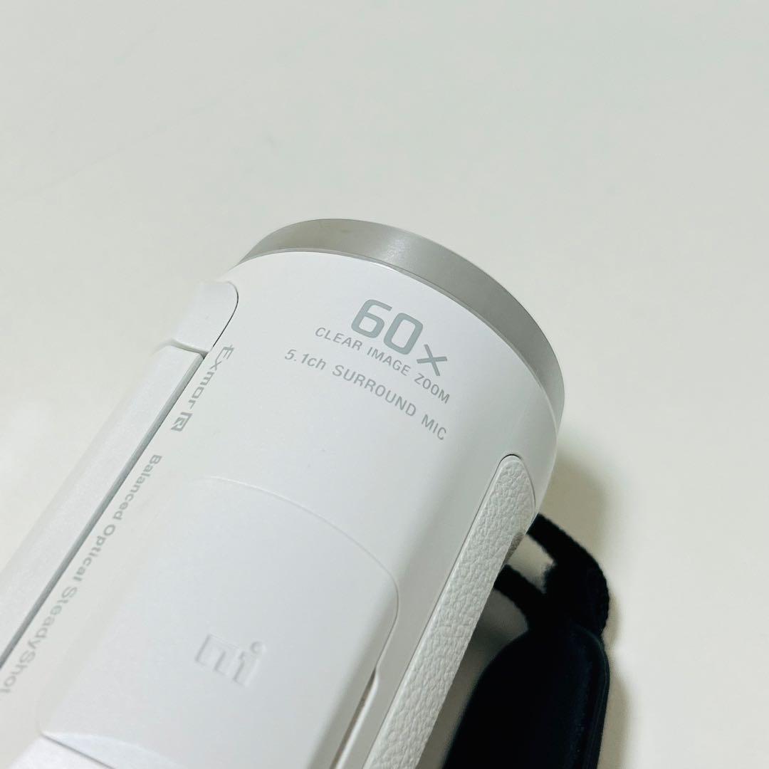 【未使用級】SONY HDR-CX680 ビデオカメラ ホワイト 別途購入品あり