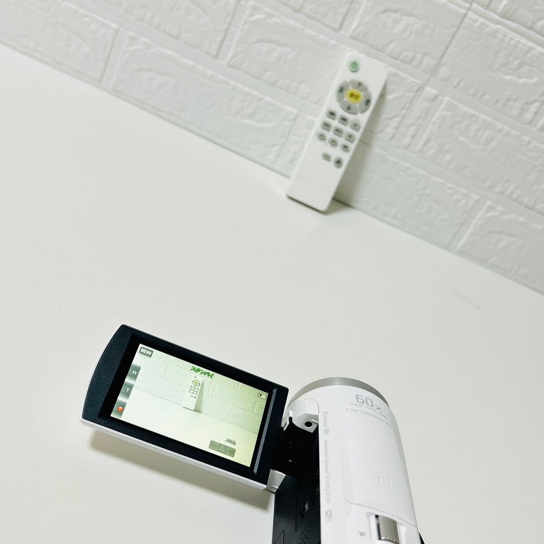 【未使用級】SONY HDR-CX680 ビデオカメラ ホワイト 別途購入品あり