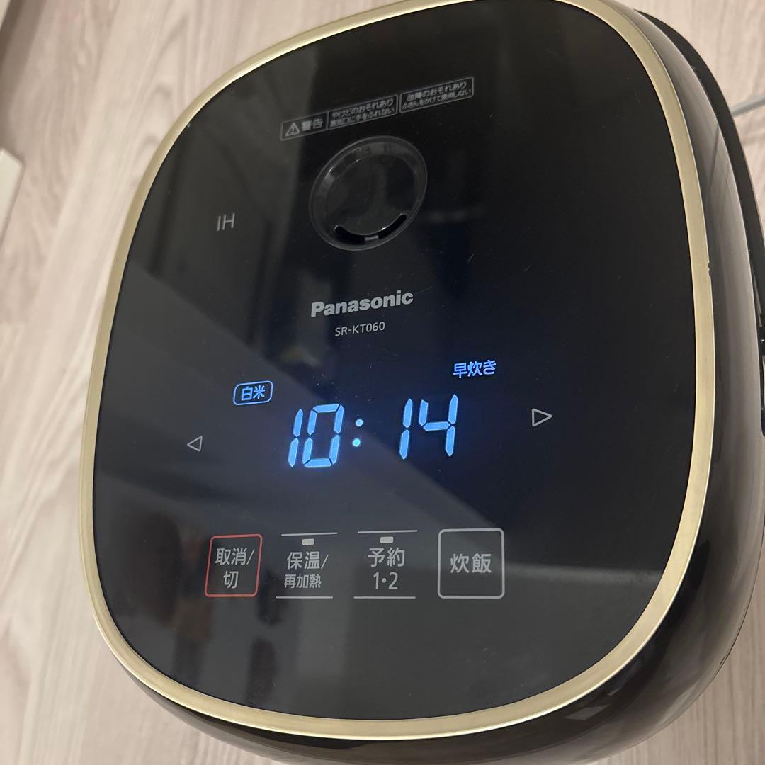 Panasonic IH炊飯器 SR-KT060 ブラック
