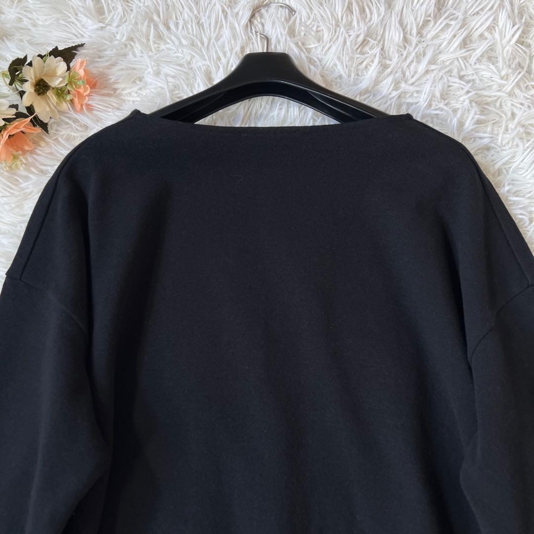 BEARDSLEY ビアズリー 裾レース カットソー ブラック