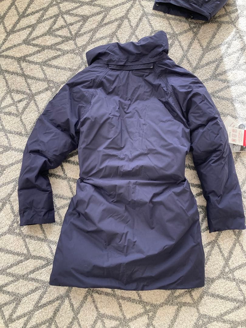 AIGLE ネイビー ダウンジャケット 取り外しフード