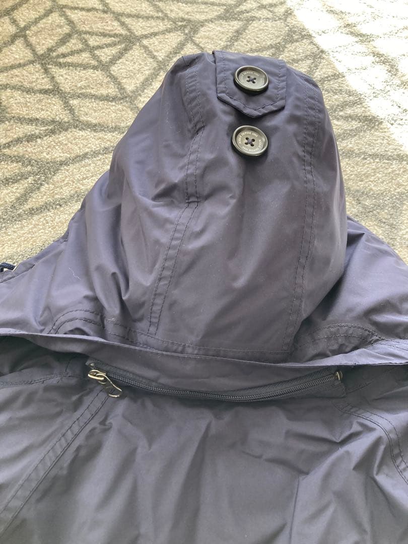 AIGLE ネイビー ダウンジャケット 取り外しフード