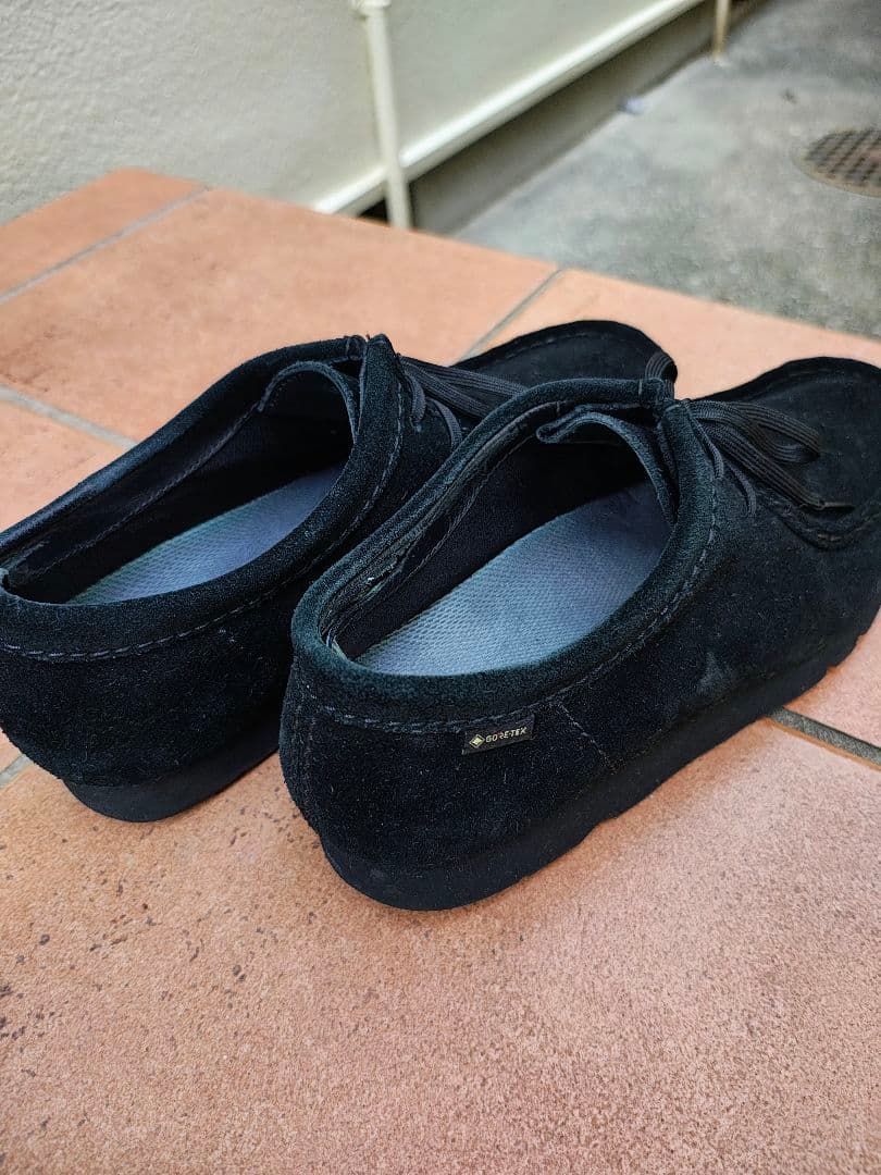 goretex クラーク ブラックスエード