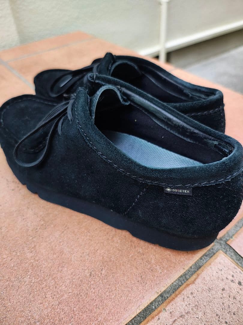 goretex クラーク ブラックスエード