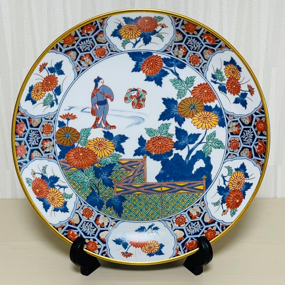 香蘭社 有田焼 フランクリンポーセリン 限定版絵皿 花の宴の内 6枚セット