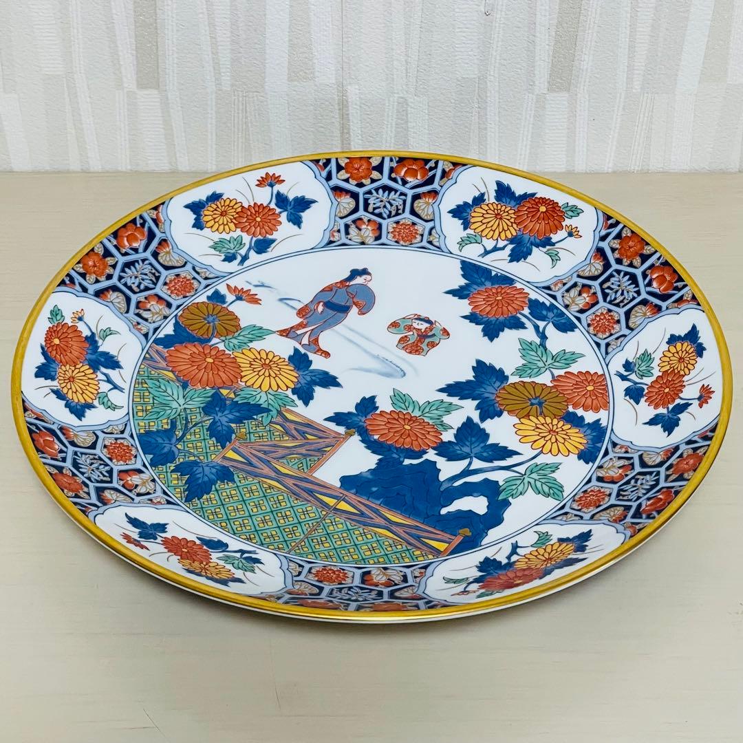 香蘭社 有田焼 フランクリンポーセリン 限定版絵皿 花の宴の内 6枚セット