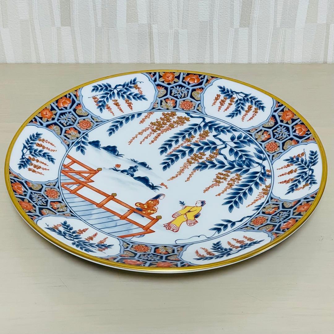 香蘭社 有田焼 フランクリンポーセリン 限定版絵皿 花の宴の内 6枚セット