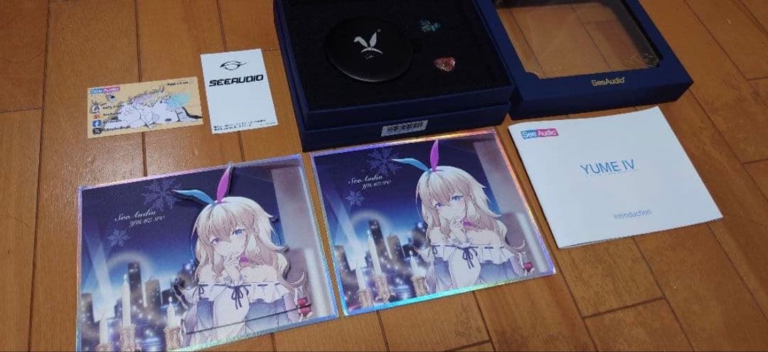 See Audio YUME4 青/ピンク イヤホン