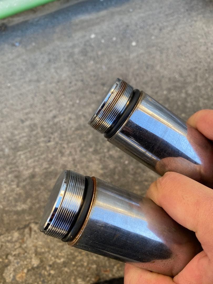 ドラッグスター400 フロントフォーク延長　15cm