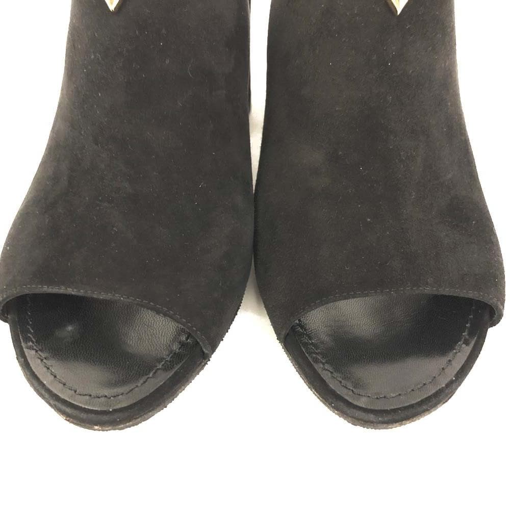 お買い得 美品 ルイヴィトン エッセンシャルV スエード オープントゥ サンダル