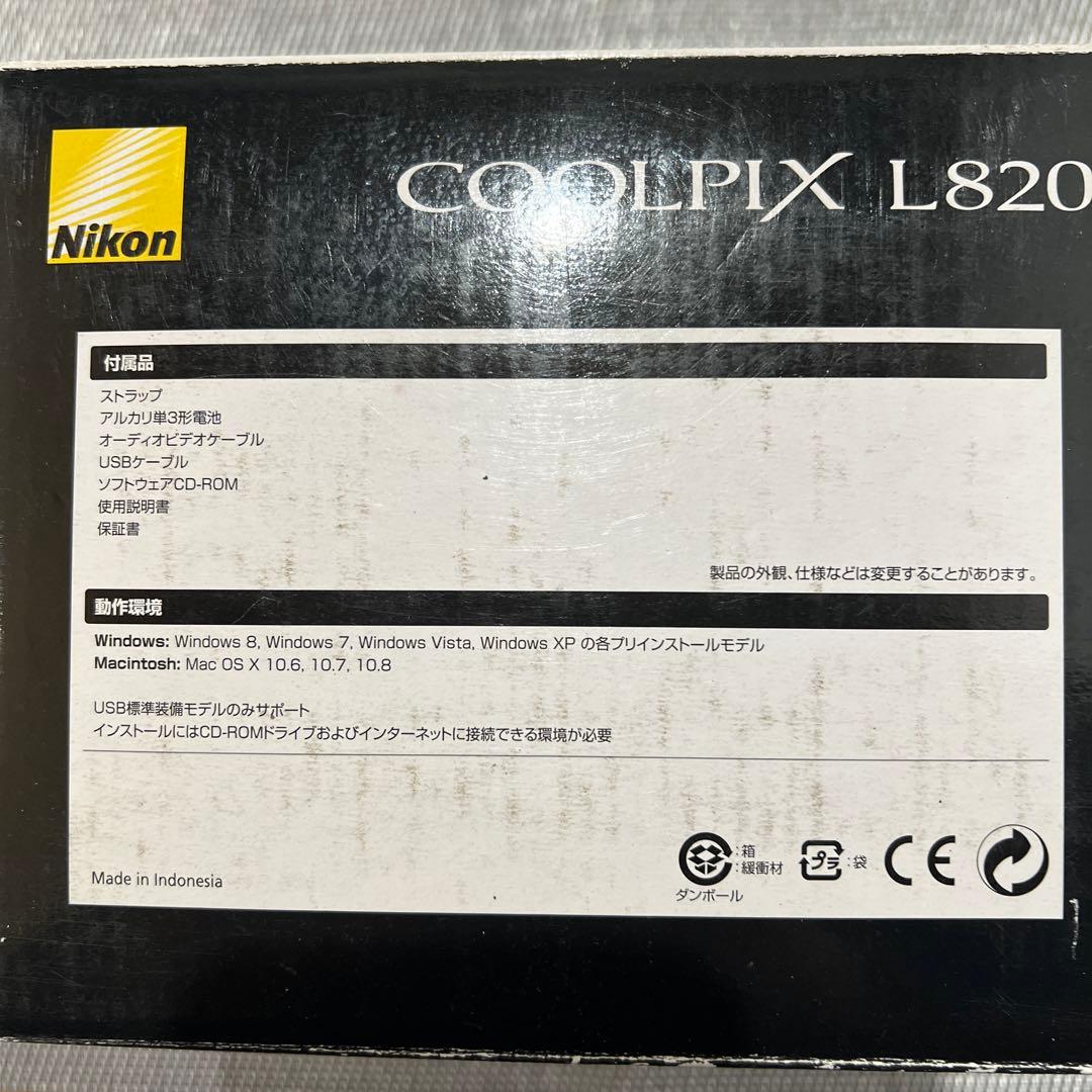 Nikon COOLPIX L820 コンパクトデジタルカメラ