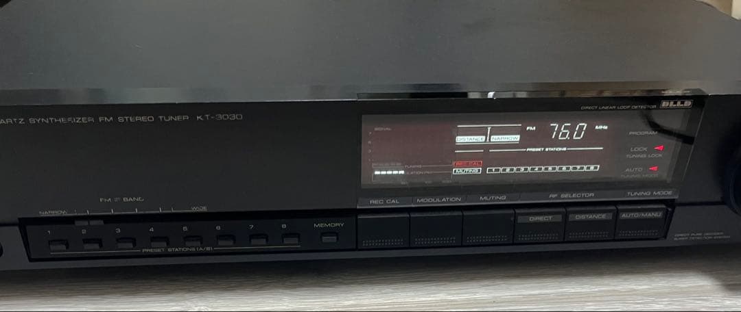 KENWOOD ケンウッド FMステレオチューナー KT-3030