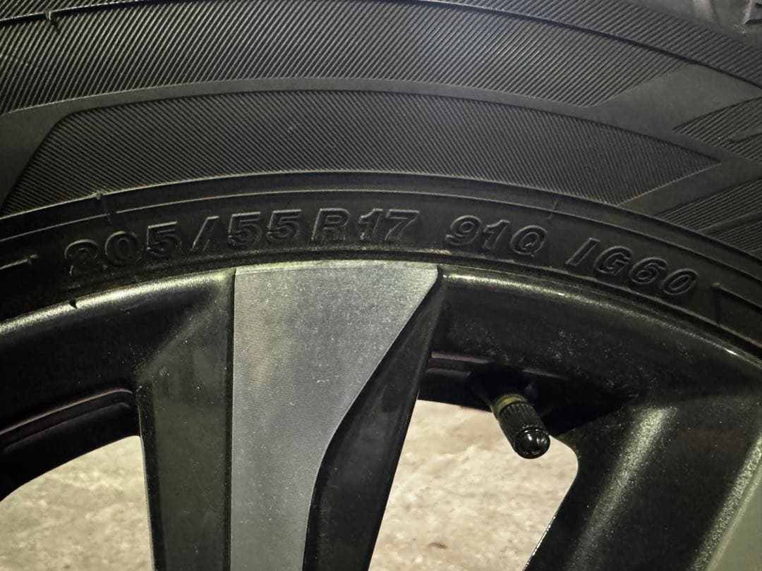 ヴォクシー90系スタッドレス ヨコハマig60 純正ホイールセット