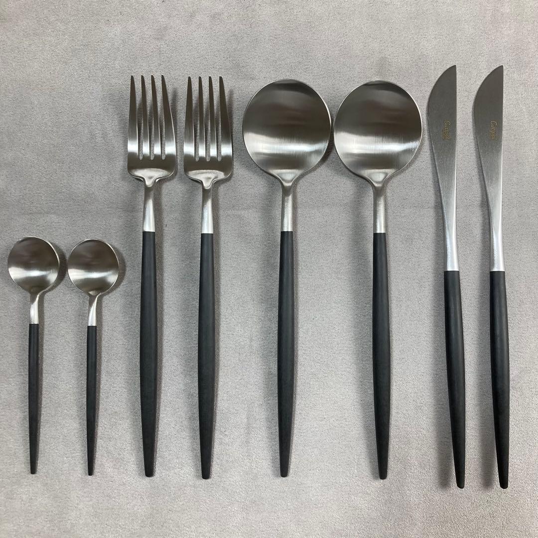 CUTIPOL クチポール ブラック GOA ゴア カトラリー8本セット