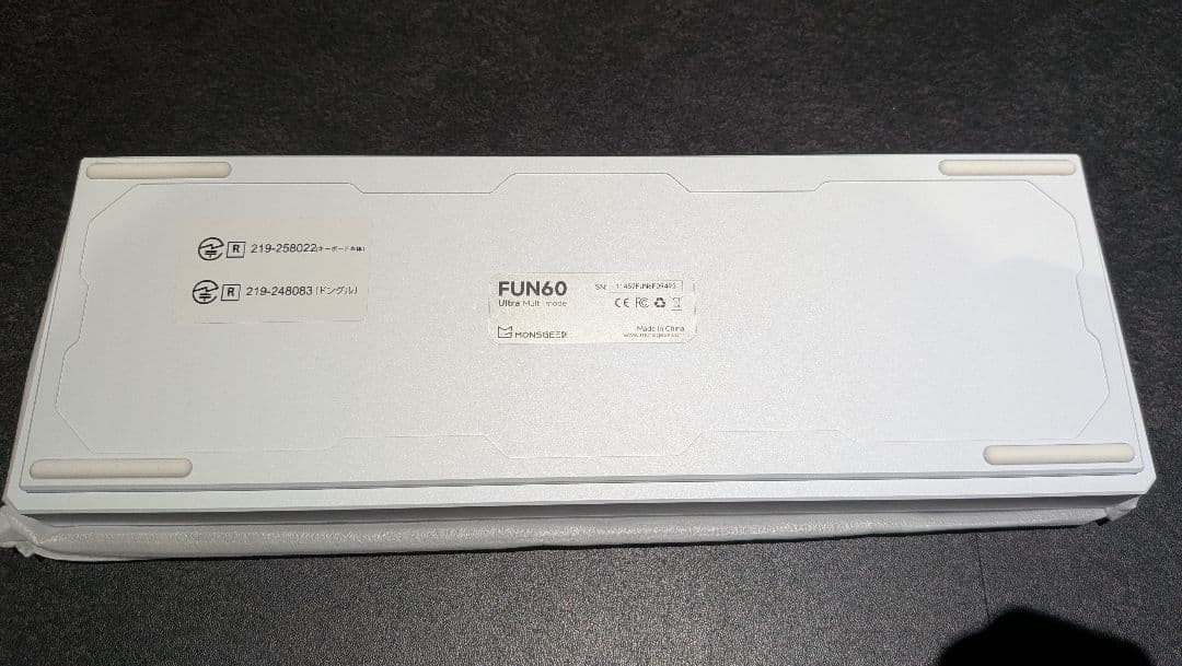 MonsGeek FUN60 Ultra SP メカニカルキーボードWhite