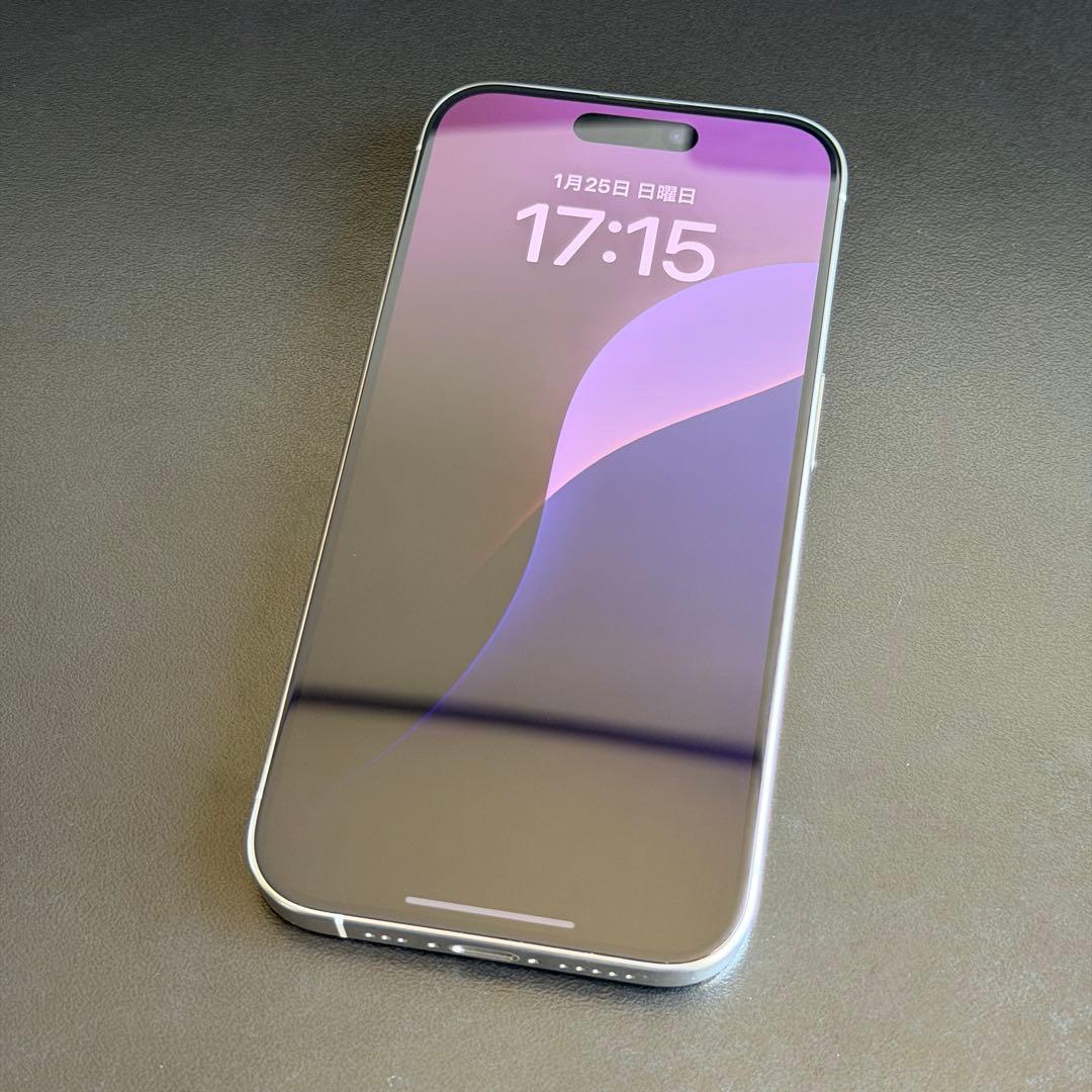 iPhone 15 Pro 128GB ホワイトチタニウム SIMフリー 本体