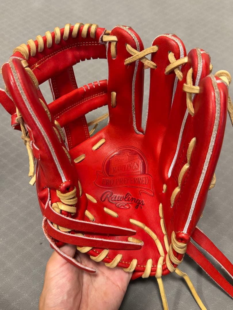 【特注オーダー 限定型番】Rawlings 硬式グローブ 軟式可　内野用　N64