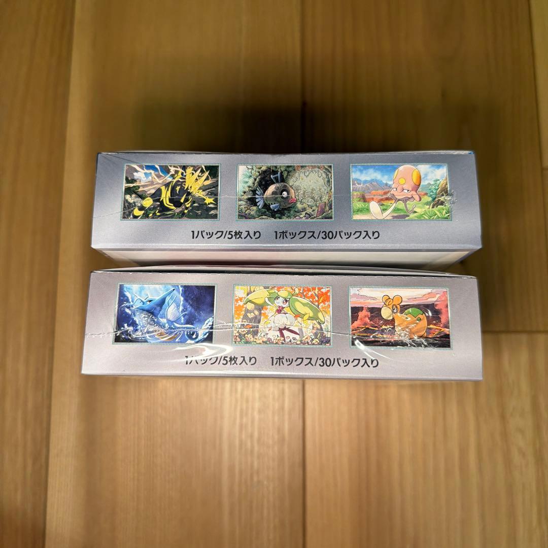 シュリンク付 未開封 ポケモンカードゲーム 古代の喚起 未来の一閃 セット