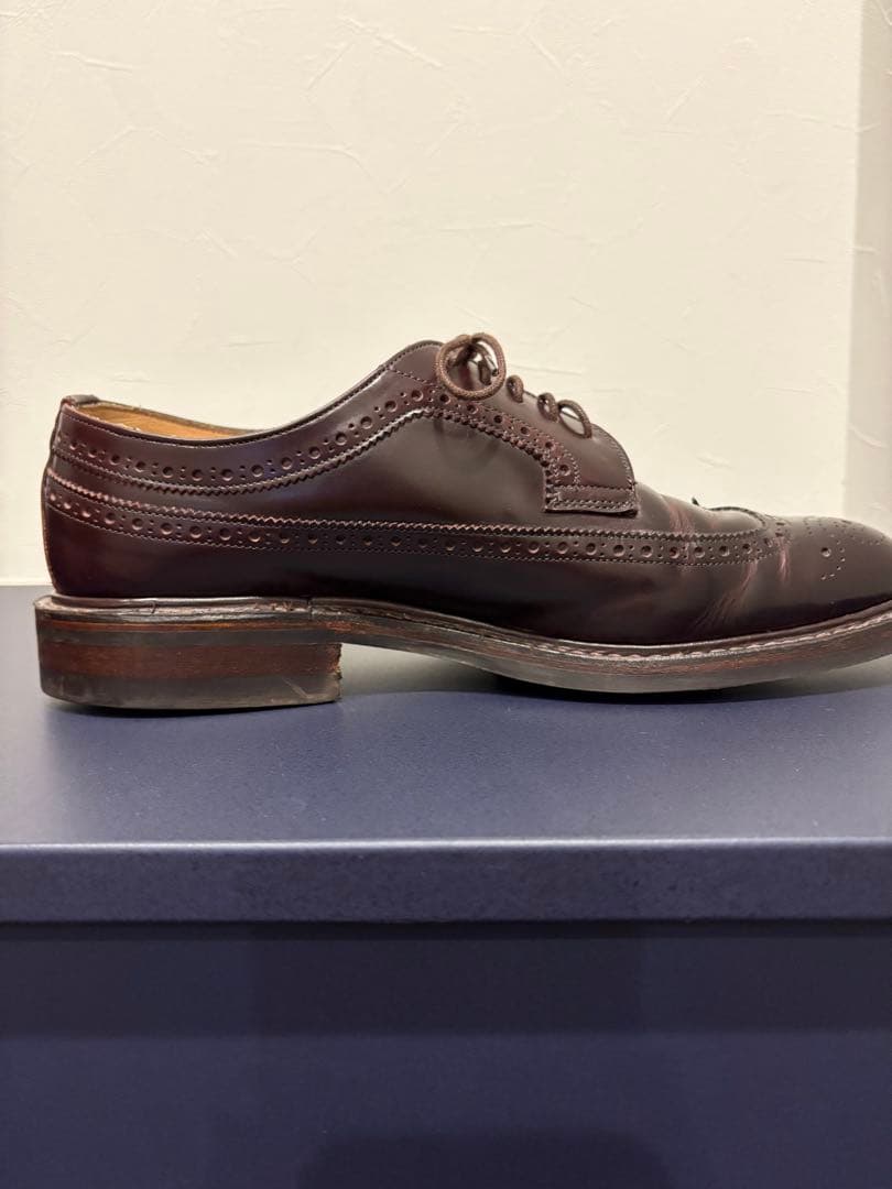 ジョセフチーニー ロングウィングダービーブローグシューズ