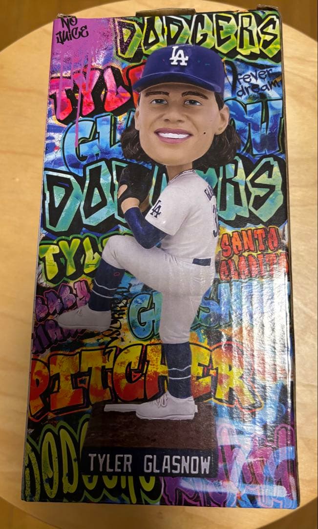 ドジャース　グラスノー　ボブルヘッドフィギュア