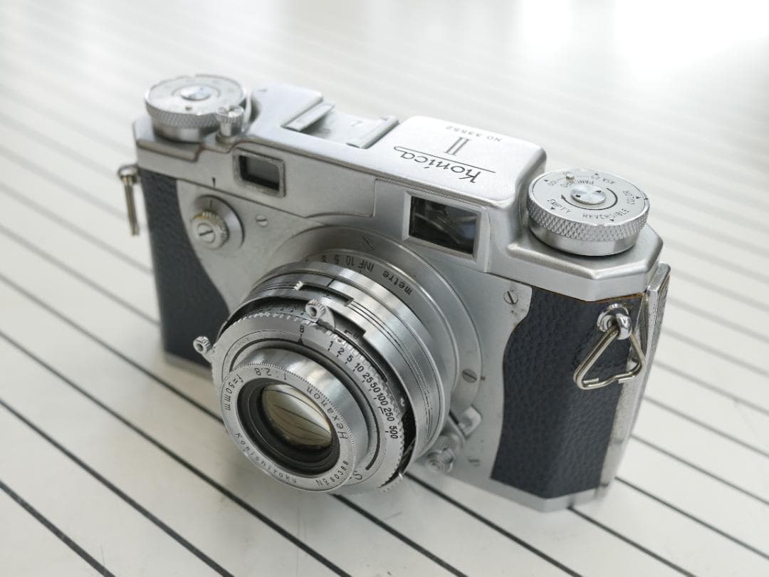 コニカ 2 Konica II レンズ沈胴式 ストラップ取り付け可 動作品
