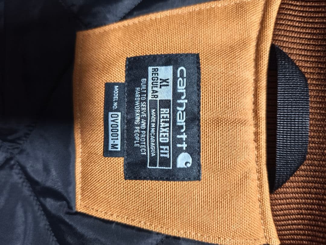 carhartt V01 ダックベスト XL ブラウン