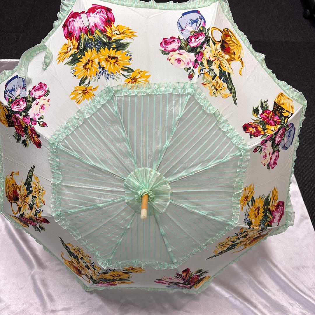 ノンノンドール☆日傘　裏側レース張り