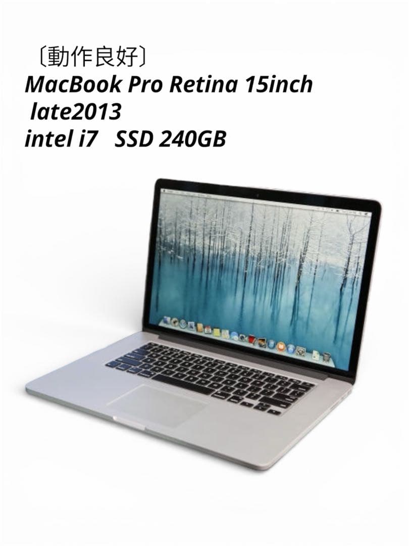 〔SSD換装済〕MacBook Pro 2013 15inch バッテリー良好
