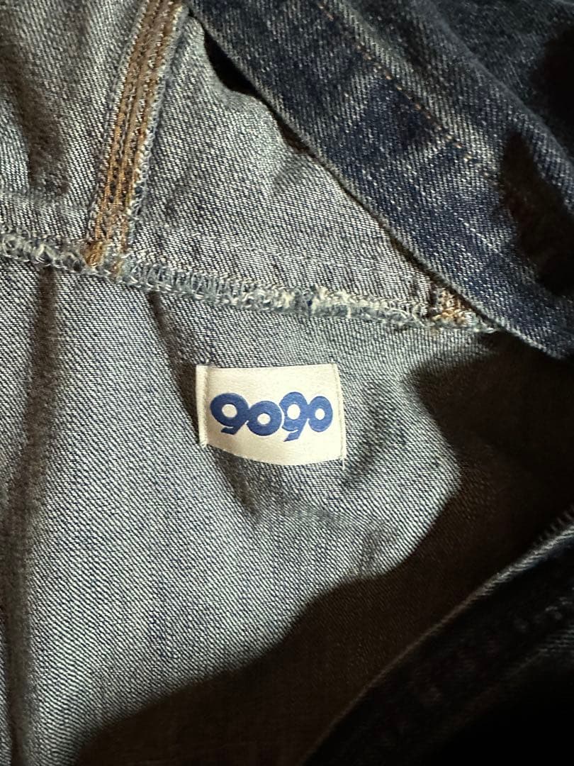 【9090】Heisei Logmo Denim Zip Hoodie