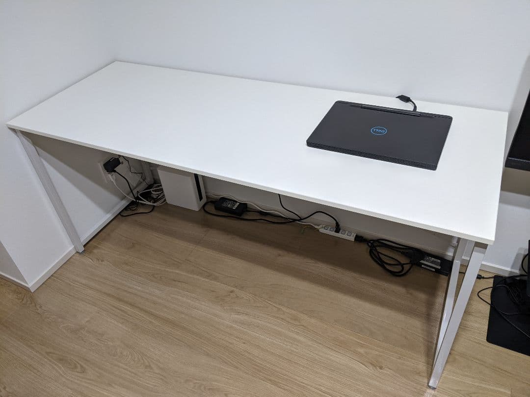 サンワサプライ　シンプルワークデスク　ホワイト　160×60cm