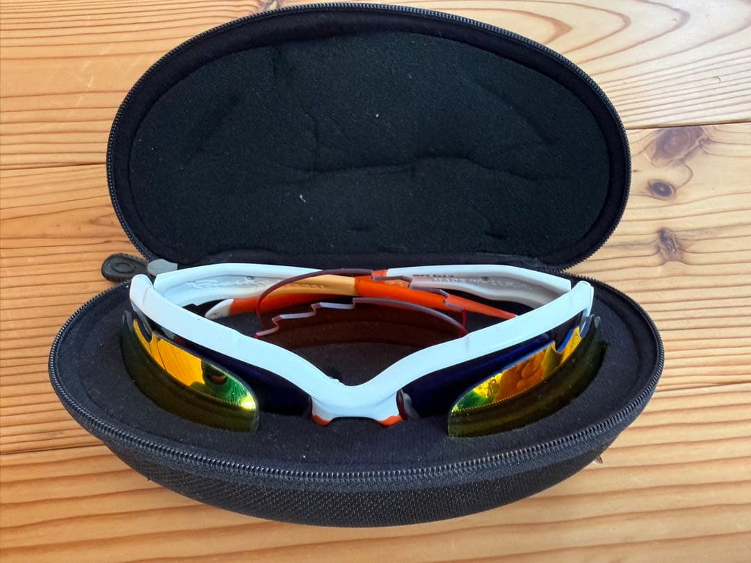 オークリー　レーシングジャケット正規品 装着レンズ社外